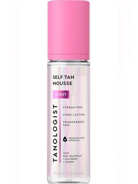 Tanologist Self Tanner Mousse, Light Self Tan Mousse, 6.76 Fl Oz